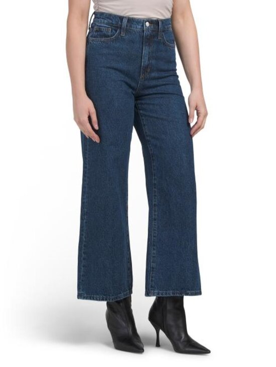 JOE'S Denim - JOE'S Linen Blend The Mia High Rise Wide Ankle Jeans